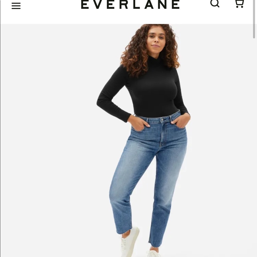 Everlane Curvy Cheeky Jeans. Brand new, never worn